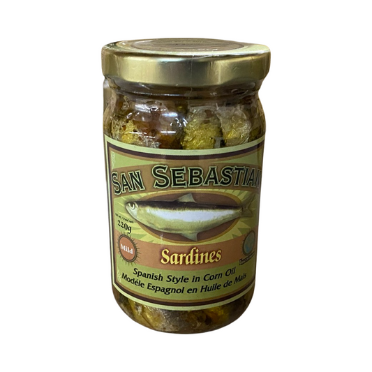 San Sebastian Sardines Spanish Style Mild in Corn Oil 230g