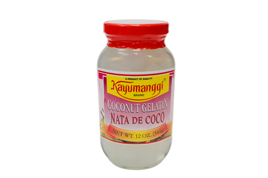 Kayumanggi Brand Coconut Gelatin Nata De Coco (White) 340g