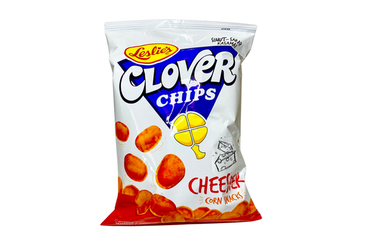 Leslie's Clover Chips Cheesier Corn Snack 145g