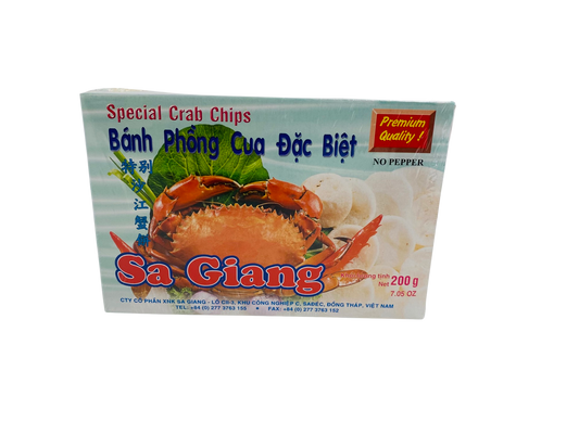 Sa Giang Special Crab Chips Premium Quality 200g
