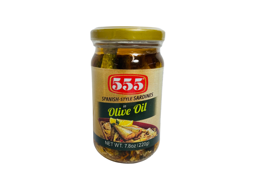 555 Spanish Style Sardines In Olive Oil 220g