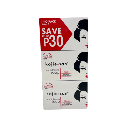 Kojie San Skin Lightening Soap Classic Trio pack 3x100g