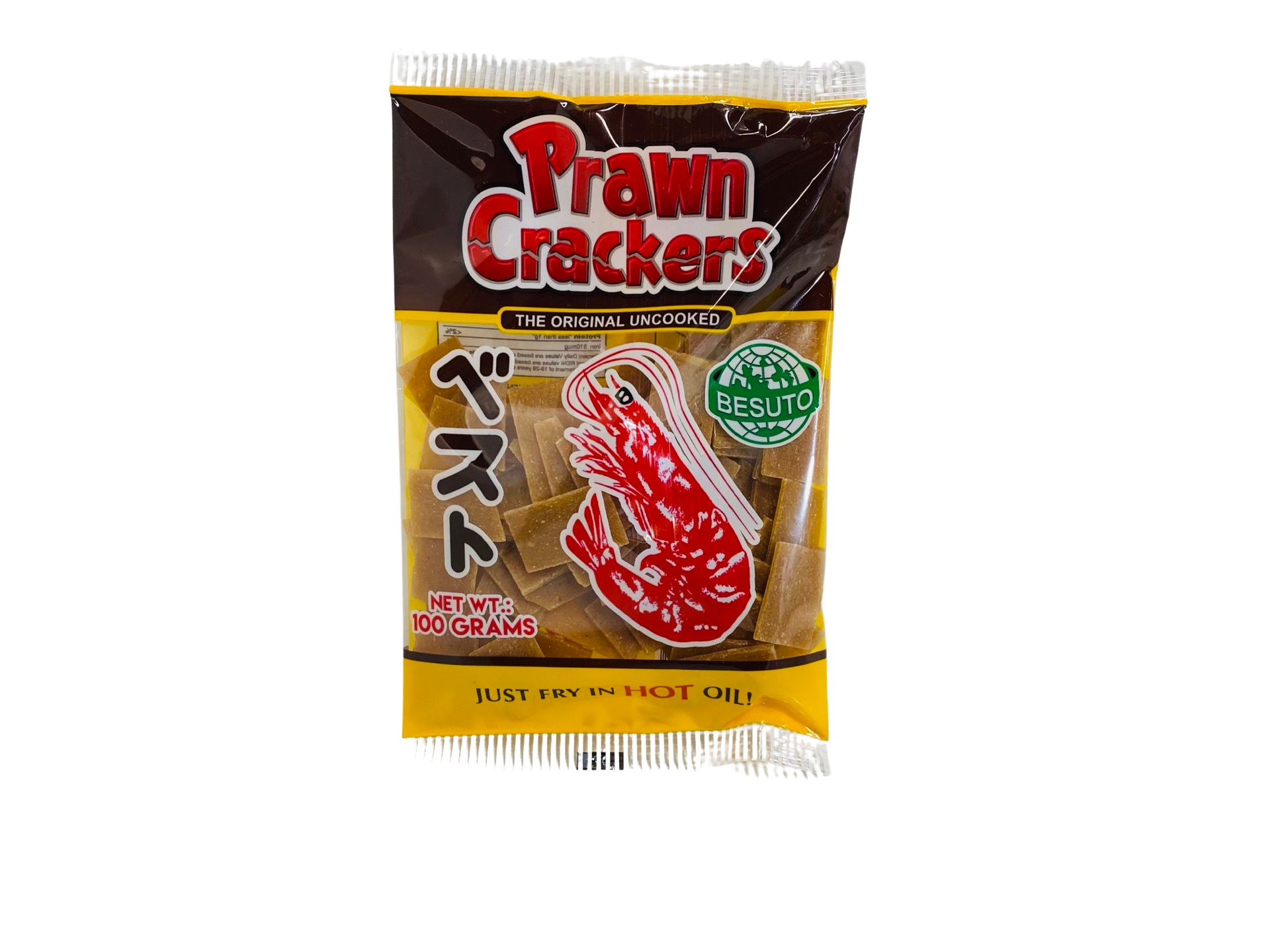 Besuto Prawn Crackers Original 100g – CVJ Asian Market