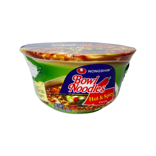 Nongshim Bowl Noodle Soup (Hot & Spicy Flavor) 86g