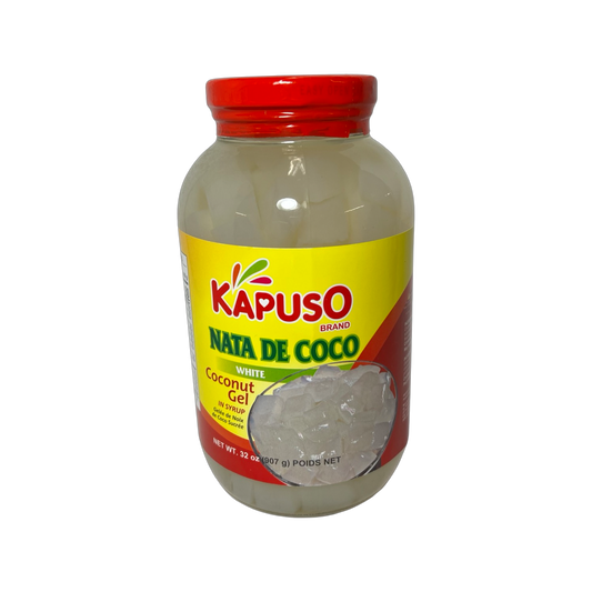 Kapuso Brand Nata de Coco White Coconut Gel in Syrup 907g