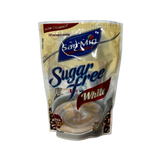 San Mig Super Coffee Sugar Free White 3in1 Coffee Mix 10g x 10 sachets 100g