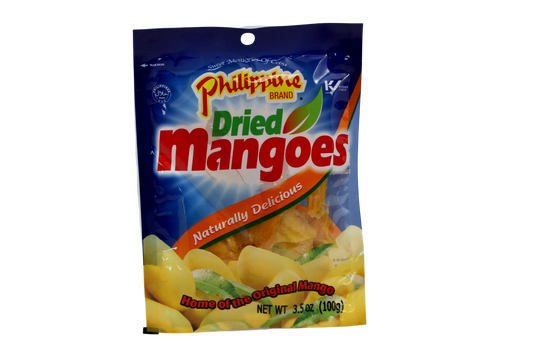 Philippine Brand Dried Mangoes (Naturally Delicious) 100g