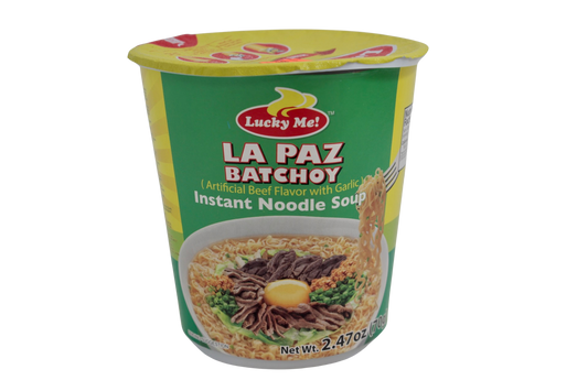 Lucky Me La Paz Batchoy Instant Noodle Soup (Artificial Beef Flavor With Garlic) 70g