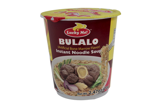 Lucky Me Bulalo Instant Noodle Soup (Artificial Bone Marrow Flavor) 70g