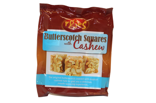 Rgies Butterscotch Squares Cashew 170g