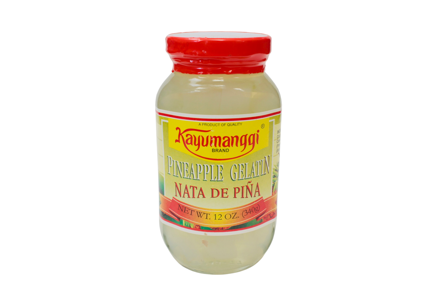 Kayumanggi Brand Pineapple Gelatin Nata De Pinya 340g