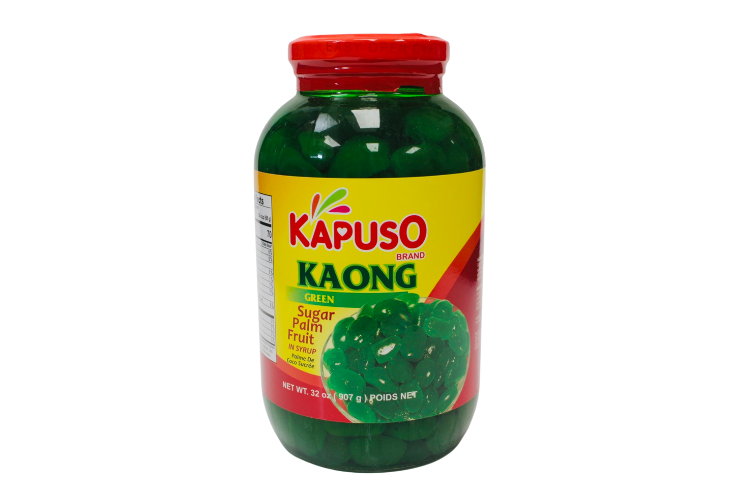 Kapuso Brand Kaong Sugar Palm Fruit In Syrup (Green) 907g