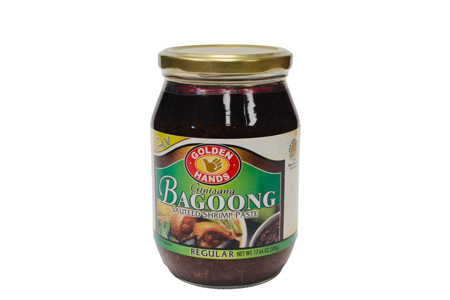 Golden Hands Ginisang Bagoong Sauteed Shrimp Paste Regular in Corn Oil 500g