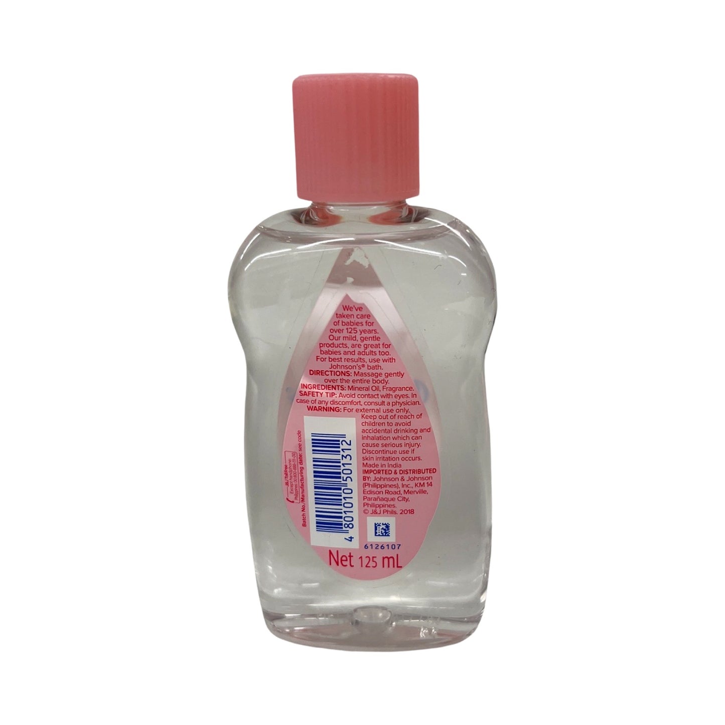 Johnson’s Baby Oil Aloe Vera (125mL) Pink