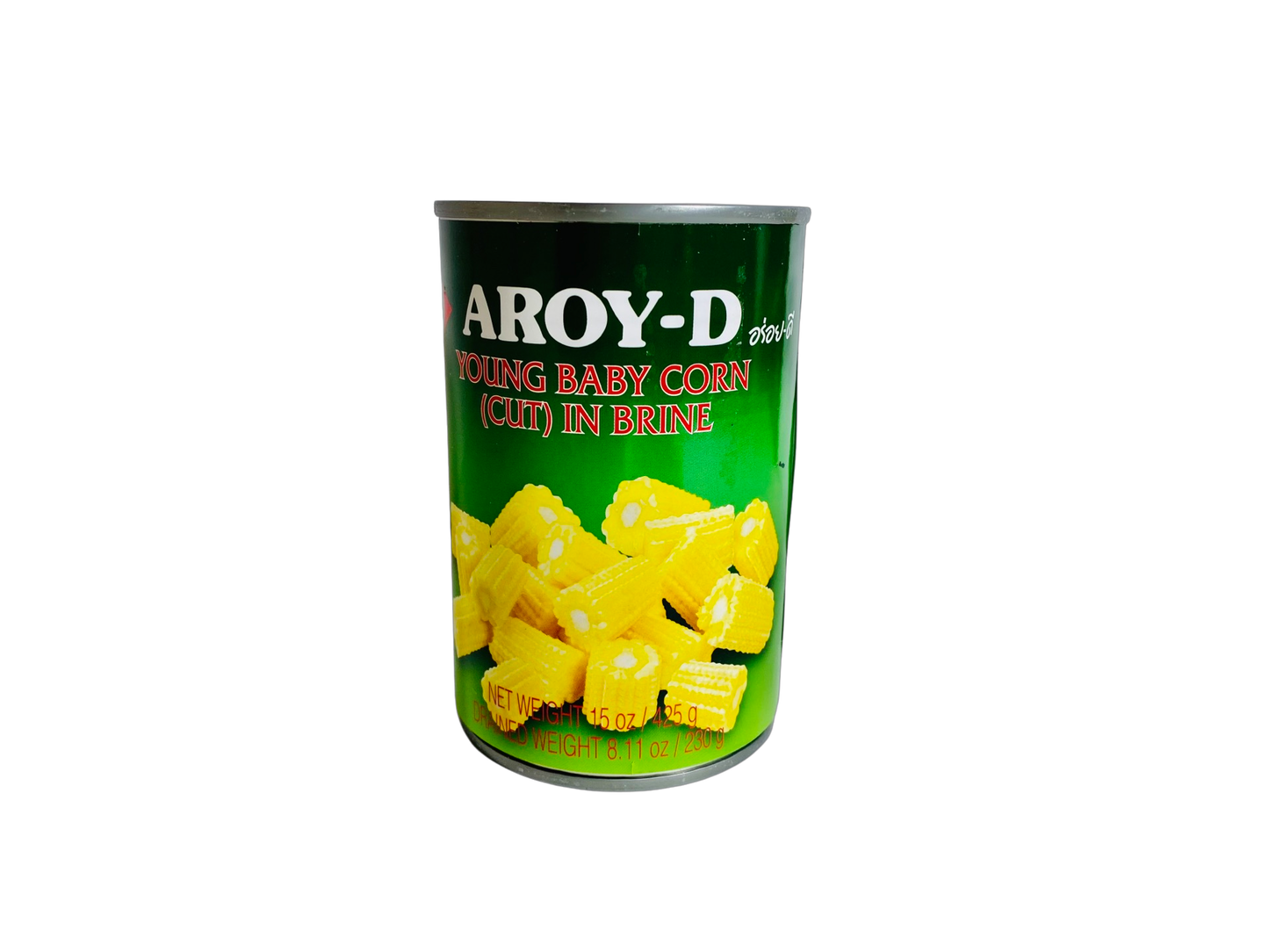 Aroy-D Young Baby Corn (Cut) In Brine 425g