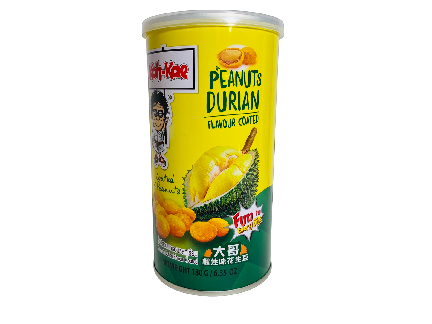 Koh Kae Peanuts Durian Flavour Coated 180g