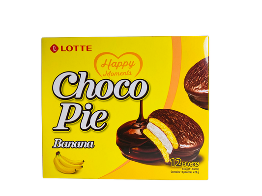 Lotte Choco Pie Banana 12pk 336g