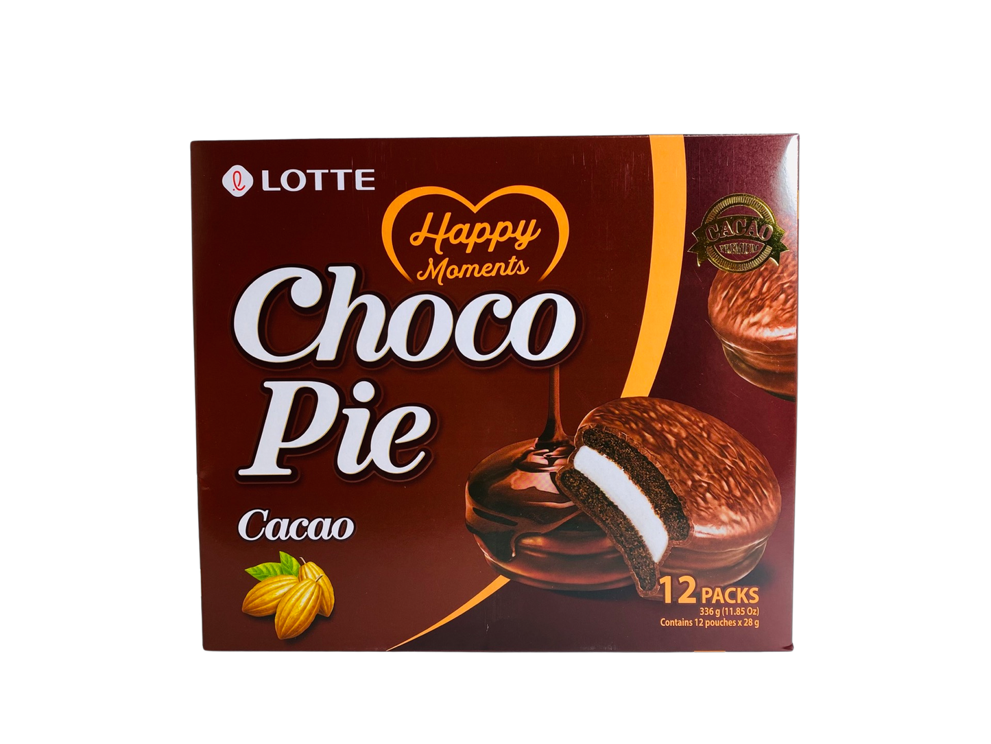 Lotte Choco Pie Cacao 12pk 336g