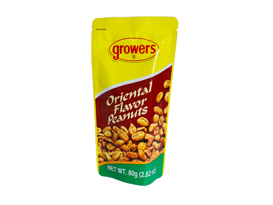 Growers Oriental Flavor Peanuts 80g