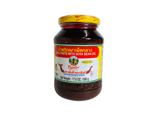 Pantai Norasingh Chili Paste With Soya Bean Oil (Medium Hot) 500g