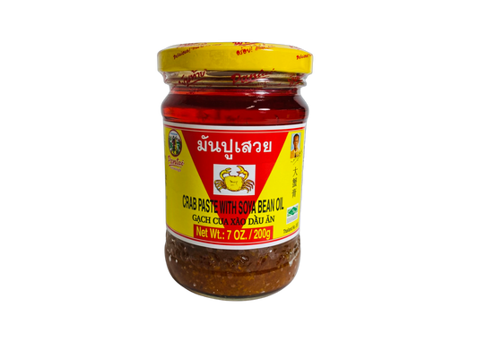 Pantai Norasingh Crab Paste With Soya Bean Oil 200g