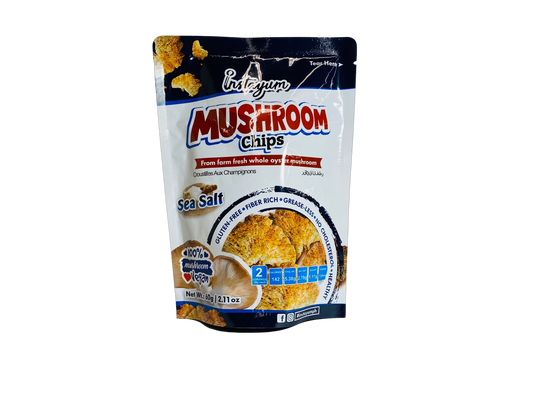 Instayum Mushroom Chips Sea Salt Flavor 60g