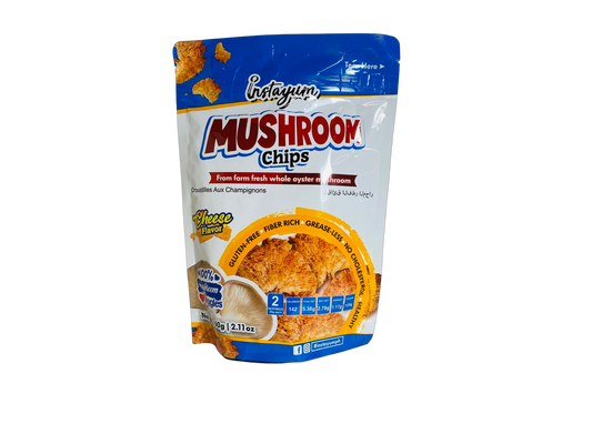 Instayum Mushroom Chips Cheese Flavor 60g