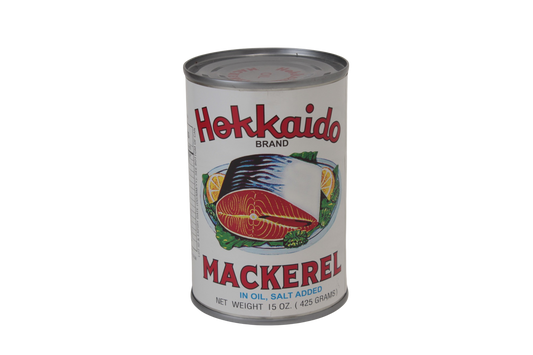 Hokkaido Mackerel In Oil (Salt Added) 425g