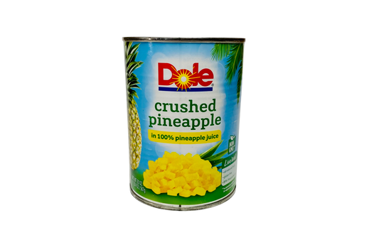 Dole Crushed Pineapple 100% Pineapple Juice 567g