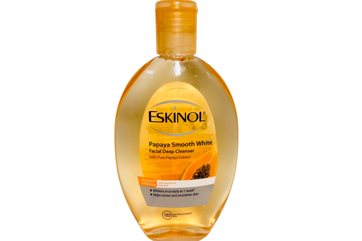 Eskinol Papaya Smooth White Facial Deep Cleanser (Orange) 225ml