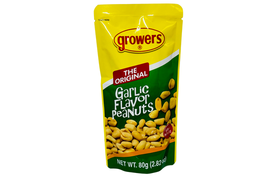 Growers The Original Garlic Flavor Peanuts 80g