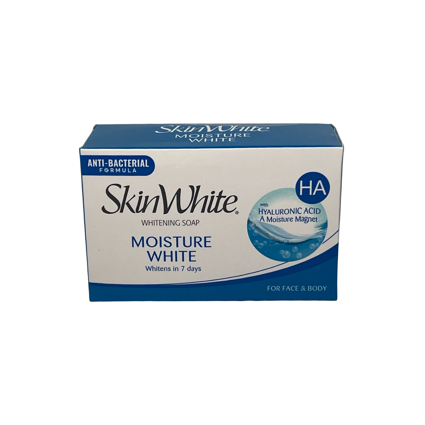 Skin White Whitening Soap For Face and Body (Blue) 125g