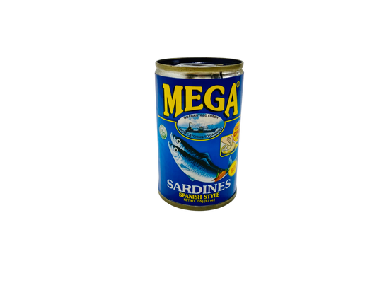 Mega Sardines Spanish Style Hot (Blue) 155g