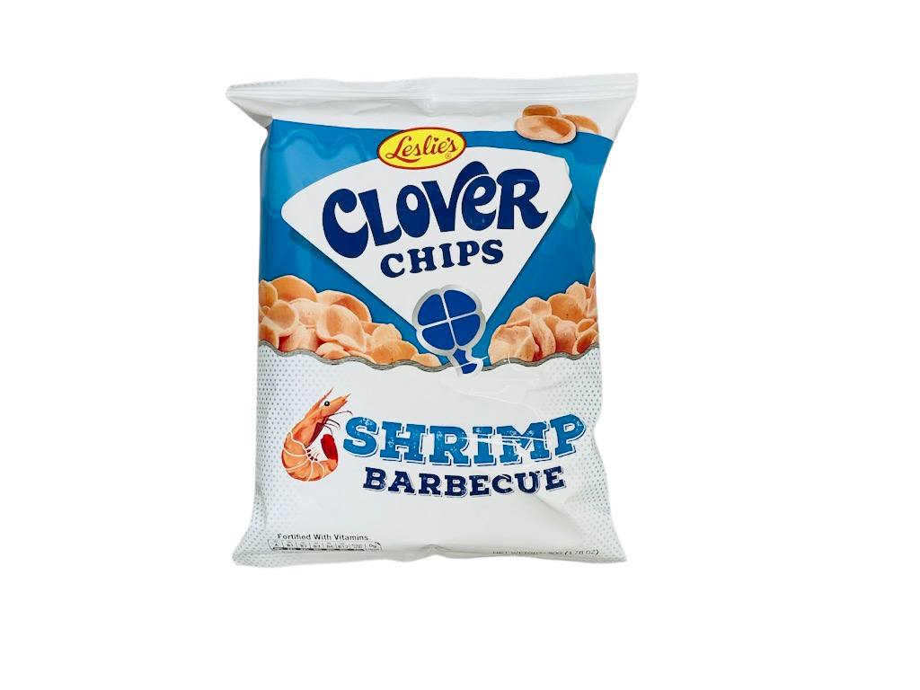 Leslie’s Clover Chips Shrimp Barbecue 50g