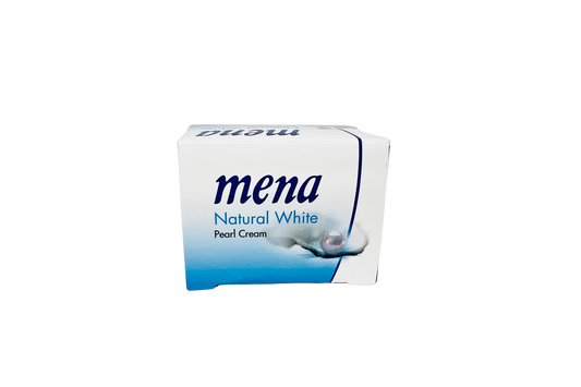 Mena Natural White Pearl Cream (Blue)