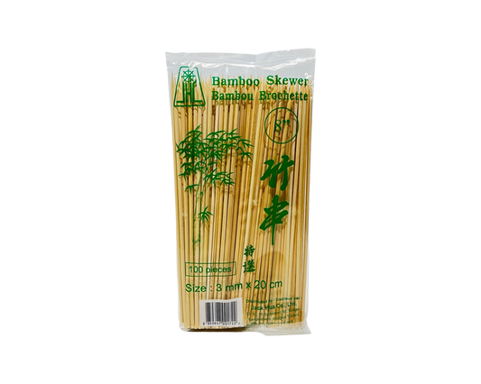 JHC Bamboo Skewers 3mm x 20cm 100pcs