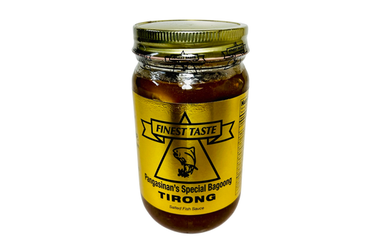 Pinex Finest Taste Pangasinan's Special Bagoong Tirong Salted Fish Sauce 474g