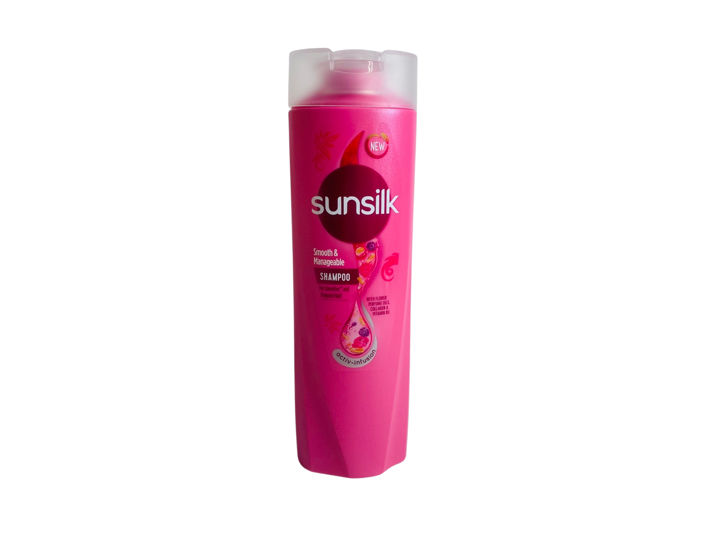 Sunsilk Smooth & Manageable Shampoo (Pink) 180mL