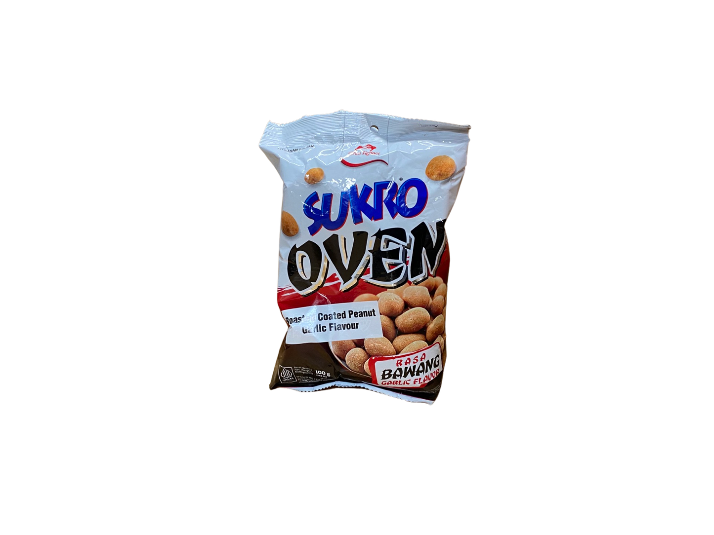 Sukro Oven Roasted Coated Peanut Garlic Flavor 100g