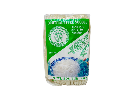 Oriental Style Noodle Medium (Green) 454g