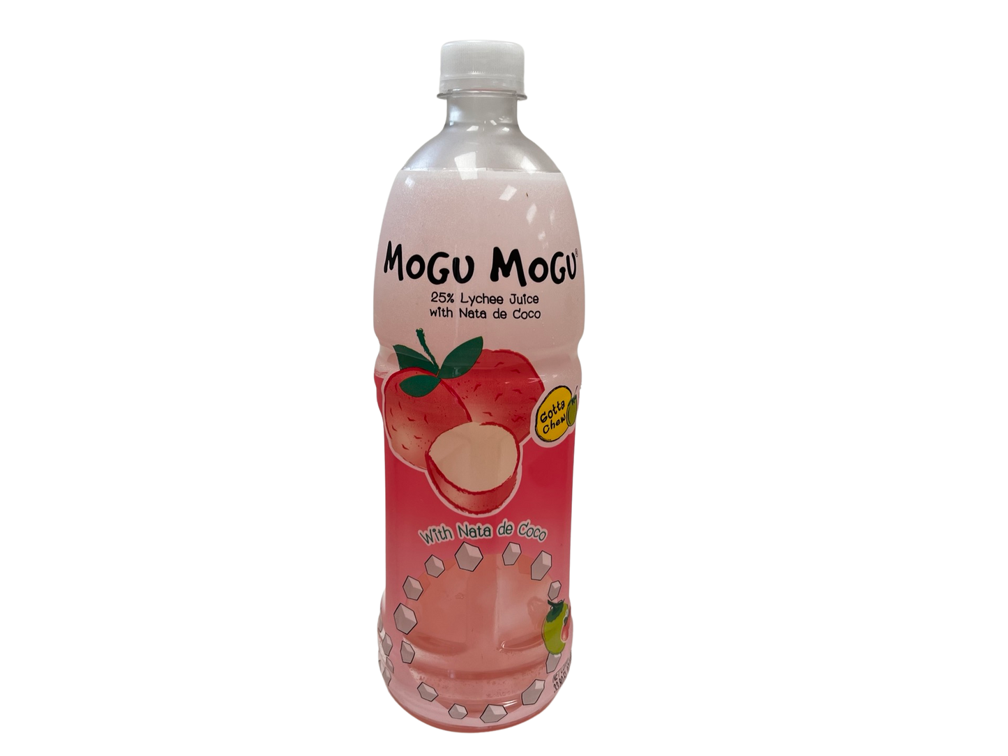 Mogu Mogu Lychee Juice With Nata De Coco 1000ml