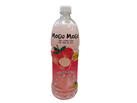 Mogu Mogu Lychee Juice With Nata De Coco 1000ml