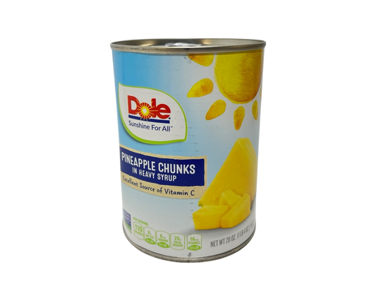 Dole Pineapple Chunks in Heavy Syrup 567g