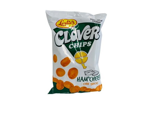 Leslie's Clover Chips Ham & Cheese Corn Snack 85g