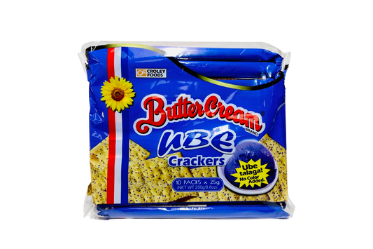 Croley Foods Butter Cream Ube Crackers 250g