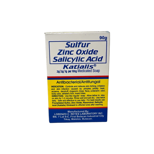 Katialis (Sulfur Zinc Oxide Salicylic Acid) Medicated Soap 90g