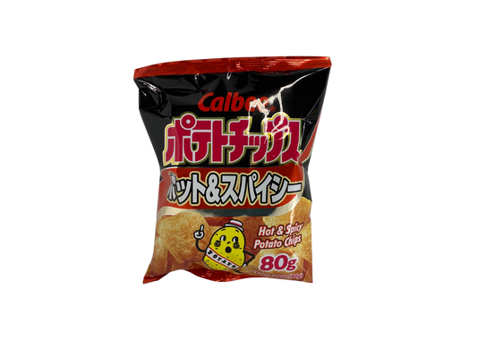 Calbee Hot & Spicy Potato Chips 80g