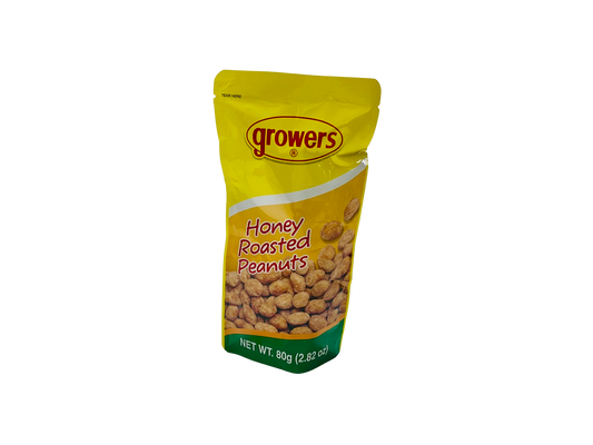 Growers Honey Roasted Peanuts 80g