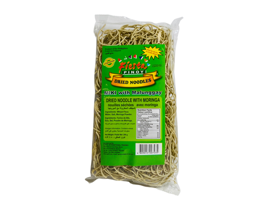 Fiesta Pinoy Miki Dried Noodle Malunggay Flavor 250g