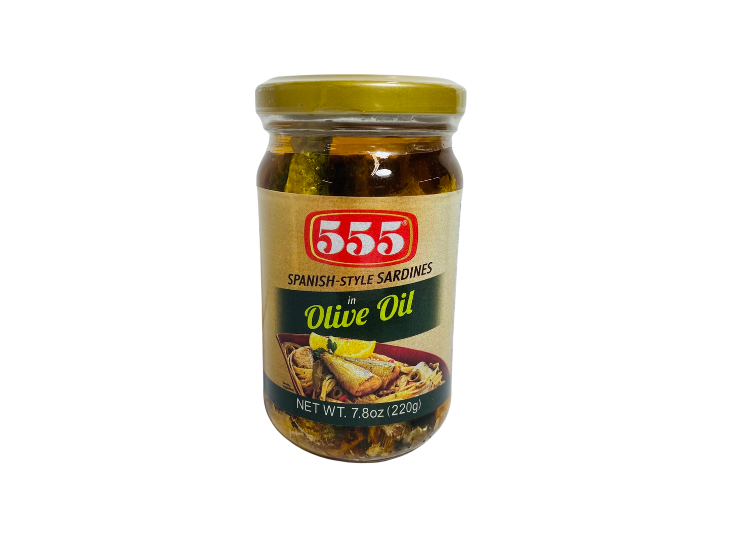 555 Spanish Style Sardines In Olive Oil 220g